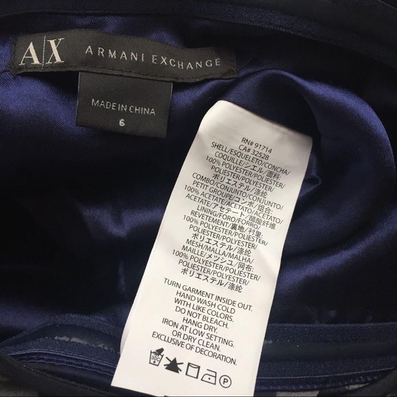 Armani Exchange Pleated Origami Pleated Party Dress - Picture 5 of 5